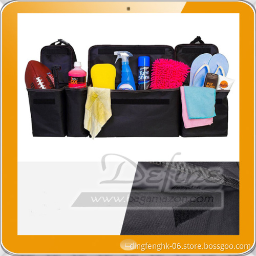 Foldable Trunk Organizer Adjustable Backseat Storage Bag